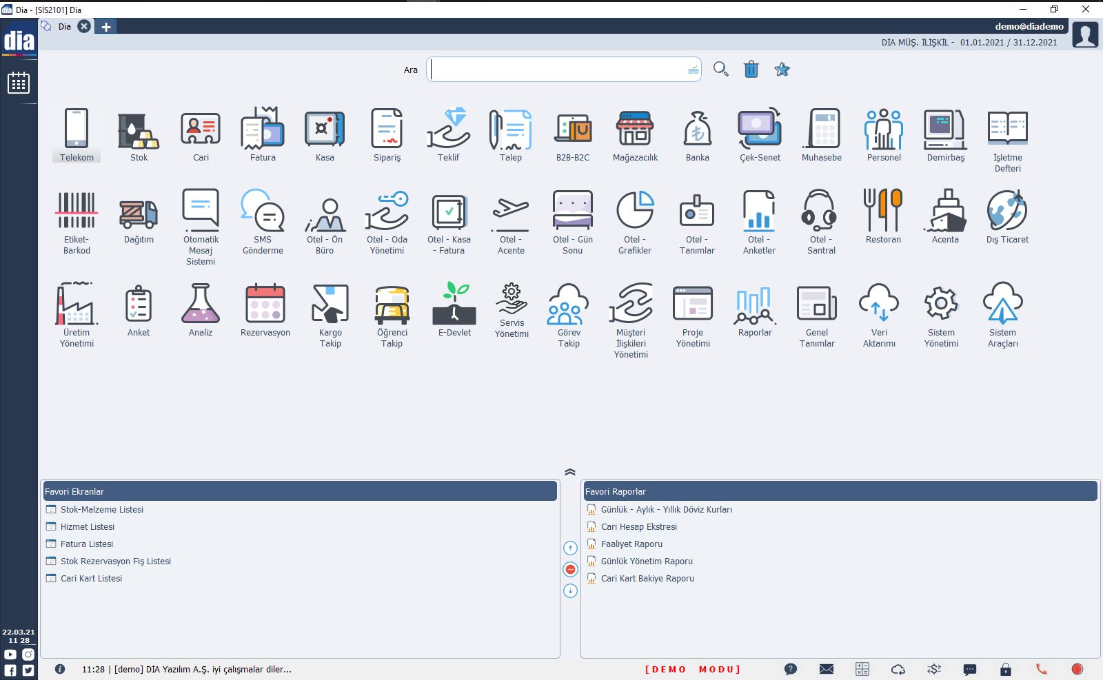 dia-yazilim-ana-ekran